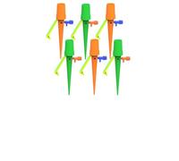 TOPBATHY Innaffiatore Automatico per Vasi, Irrigazione Automatica Verde | Plastica Leggera, Supporto Incluso, Uso per Piante e Frutti in Cortili e Orti Familiari Colore Casuale