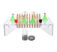 TOPBATHY Kit Esperimenti Elettromagnetismo con Bobina da Spire Ago Magnetico e Limatura Ferro Didattici per e Laboratorio Scolastico