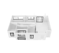 TOPBATHY Kit Modello Architettonico e Kit Stem Creativo Materiali Abs e Acrilico 1:50 Dettaglio Realistico e Apprendimento Interattivo, per Decorazione Casa