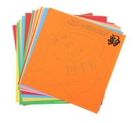 TOPBATHY Kit per Ritagli di Carta per Fogli di Origami Creativa e Carta per Origami a Fumetti Set Fai da Te per Arte del Ritaglio Cinese del Capodanno Attività Manuale Educativa e