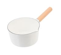 TOPBATHY Lattiera smaltata padella antiaderente in ceramica stufa bollilatte antiaderente pentolino latte antiaderente pentola per il latte portatile vaso di cibo complementare piccolo