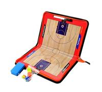 TOPBATHY Lavagna da Allenatore Basket Portatile con Marker Colorati e Strategia per Partite e Allenamenti Cartella Leggera e Pratica per Squadre di Tutti