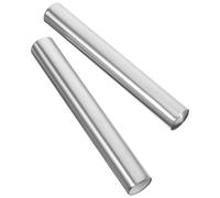 TOPBATHY Manico di Ricambio in Acciaio 2 Pezzi per Scopino Wc Punta Ergonomica Accessori Compatibili per Spazzole Bagno Facile Installazione e Utilizzo Quotidiano