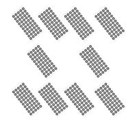 TOPBATHY Marcatori di Scansione 3D Riflettenti Multi-Angolo 6Mm X 10Mm Set 10 Fogli 50 Punti per Cattura Movimento e Allineamento Scanner Adesivi di Riferimento per Mappatura e Scansione