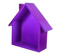 TOPBATHY Mensola in Legno A Forma Di Casa Da Parete, Mensola Galleggiante Decorativa Per La Decorazione Della Casa, Organizer Da Parete Per Esporre Piante E Ninnoli