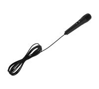 TOPBATHY Microfono Dinamico Vocale con Filo 6.35mm per Speaker | Collegamento per Mixer, Nero, Costruzione Stabile con Riduzione del Rumore, Adatto a Cantare
