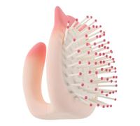 TOPBATHY Mini Spazzola per Chioma Cuscino D'aria, Pettine Tascabile in Abs, Rosa, Piccola, Portatile, e Uomini, per Viaggio e Uso in Movimento