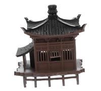 TOPBATHY Miniature Fish Tank Pavilion Figurines Detailed Asian Architecture Sculpture for Aquarium Zen Garden Micro Landscape And Bonsai Decoration Soothing Cultural Charm Ornament