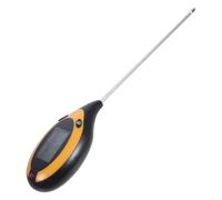 TOPBATHY Misuratore del Suolo 4 in 1, Analizzatore del Terreno, Ph Metro, Termometro e Igrometro, Abs e Acciaio Inox Zincato, per Fiori e Terreno, Giardino e Cortile