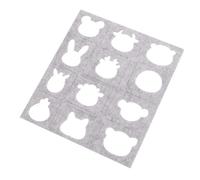 TOPBATHY Modello per Applicazioni in Feltro ad Ago Stencil Fai da Te per Infeltrimento di Lana Kit Creativo per Lavoretti Manuali Regalo per Appassionati di Lavori Artigianali