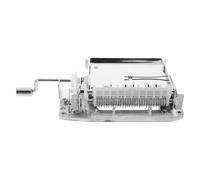 TOPBATHY Movimento Carillon a Manovella 30 Note con Striscia di Carta - Meccanismo Musicale Fai da Te per Creazione Melodie Kit Completo per Artigianato e Riparazione Carillon Adatto a e