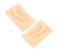 TOPBATHY Orecchio Umano in Silicone Realistico Canale Auricolare Artificiale Flessibile e Dettagliato per Insegnamento e Dimostrazione Medica Pratica Manuale e Display