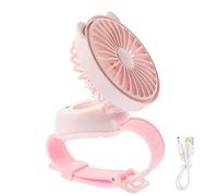 TOPBATHY Orologio Alla Moda Per Bambini Ventilatore Da Polso Compatto E Portatile in Silicone Colorato Leggero Adatto Per Viaggiare E Aspettare Ovunque Casuale