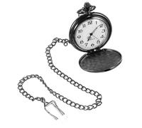 TOPBATHY Orologio da Tasca al Quarzo Incisione Laser per Papà e Nonno | Metallo, Design Semplice Lettere in Rilievo, Leggibile e Pratico, per Compleanno, Natale e Festa del Papà