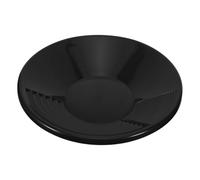 TOPBATHY Padella con Scanalature Profonde per Ricerca Oro in Plastica Nera Materiale Stabile e Resistente, per Principianti e Escursioni di Prospezione Fluviale