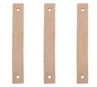 TOPBATHY Pastiglie Freno per Cyclette Professionali in Pelle Bovina, Set da 3 Pezzi Resistenti all’Usura, Accessori per Bici Indoor Effetto Silenziatore e Protezione Cerchi per Allenamento