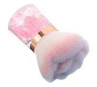 TOPBATHY Pennello per Unghie Spazzola per Spolverare Setole Morbide a Forma di Fiore, Strumento Portatile per Manicure Professionale, Rimozione Polvere Unghie per Uso Casa e Viaggio