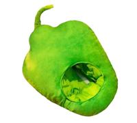 TOPBATHY Peperone Verde Cappello Cosplay Cartone, in Peluche | Leggero e Confortevole, per Carnevali e Performance, Copricapo Verde dal Look Realistico, Stile Festivo