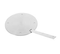 TOPBATHY Piastra Diffusore di Calore in Acciaio Inox 11 Pollici per | Trasferimento Uniforme del Calore, Riduce le Fluttuazioni di Temperatura, Adatta a Gas e Induzione, Argento