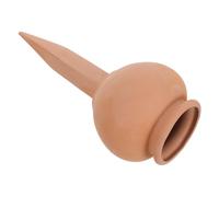 TOPBATHY Picchetti Autoirriganti in Terracotta per Vasi, Piante e Orto | Metodo a Goccia per Interno ed Esterno, Mantiene Terreno Umido, Marrone, 21x8, 6x8, 6cm