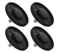 TOPBATHY Piedini Regolabili per Mobili 4 Pezzi M10 Cuscinetti Antivibranti e Antiscivolo Livellatori per Gambe Divani Tavoli e Tapis da Corsa Supporti Resistenti per Pavimenti in Legno