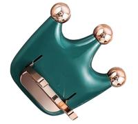 TOPBATHY Porta Phon da Muro Foratura Organizer Forma di Corona per Asciugacapelli Supporto Stabile per Bagno Camera e Parrucchieri Installazione Semplice e Versatile