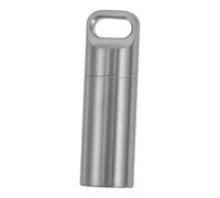 TOPBATHY Porta Pillole Portachiavi Inossidabile Contenitore Ergonomico Per Medicinali Design Compatto e Sicuro Ottimo Per Uso
