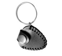 TOPBATHY Porta Plettro per Chitarra Gancio ad Anello, Custodia Compatta per Stoccaggio Plettri, Borsa Portaoggetti per Accessori Musicali, per Chitarristi e Ukulele, Colore Nero