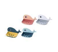 TOPBATHY Portasapone A Forma Di Balena Portasapone Di Scarico Portasapone Da Toilette Mensola A Muro Salvasapone Senza Perforazione Per Doccia Bagno Cucina