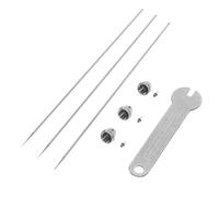 TOPBATHY Ricambi per Aerografo Diametri con Aghi e Ugelli Resistenti e Compatibili per Spruzzatori Standard Accessori Durevoli e Pratici per Sostituzione Ugelli Aerografo