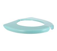 TOPBATHY Riduttore WC Pieghevole in Plastica Verde, Coprisedile Portatile Antiscivolo e Adulti, Leggero e Compatto per Viaggi e Uso in Bagno Pubblico
