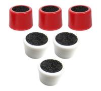 TOPBATHY Rifinitore per estremità Stecca da Biliardo, Plastica PP Rossa | Punte Snooker e Tavolo Generale, Migliora la Tenuta del Gesso, Superficie Liscia e Sicura