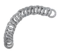 TOPBATHY Rondelle Di Sicurezza Rondelle Di Sicurezza Per Viti Bulloni M10 Rondelle Di Sicurezza A Cuneo Rondelle Di Sicurezza Per Fissaggio Rondelle Di Sicurezza Al Manganese