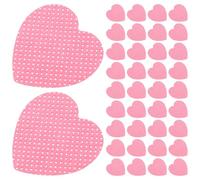 TOPBATHY Salviette per Unghie Formato da Viaggio 200 Pezzi a Forma di Cuore Dischetti in Cotone Assorbente per Rimozione Smalto Professionale e Solvente per Unghie Acriliche, Pratiche
