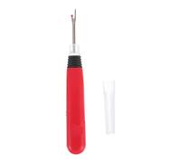 TOPBATHY Scucitore di Punti con Luce, Rosso, Pp e Acciaio Inossidabile | Impugnatura Antiscivolo, Uso Comodo al Buio, Piccolo Punto Luce, Anello in Gomma, Taglio Preciso