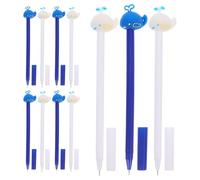 TOPBATHY Set 13 Pezzi Penne Gel per Studenti a Forma di Balena Penna Gel per Scrivere Impugnatura Comoda e Pennino ad Ago per Ufficio e Scuola