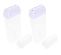 TOPBATHY Set 2 Bottiglie per Cera Depilatoria in Abs, Facili da Usare e Sicure, Design Semplice e Comodo, per Casa e Salone di Bellezza Colore Casuale