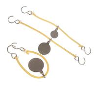 TOPBATHY Set 3 Bersagli da Allenamento Sospesi in Acciaio Inossidabile 2,5/3/4 Cm Elastico, Robusti e Resistenti all’Usura per Pratica di Tiro Outdoor e Indoor Professionale