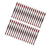 TOPBATHY Set 40 Pezzi Strumenti per Manicure in Acciaio Resistente 11 CM Spingi Cuticole e Taglia Cuticole Professionale Antiscivolo Kit Esfoliante per Rimuovere Pelle Morta e Calli Uso