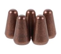 TOPBATHY Set 5 Tappi Interruttore Pickup per Chitarra Elettrica in Ottone Rosso, Manopole per Selettore a 3/5 Vie e Accessori per Braccio Tremolo, Ricambio per Musicisti e Appassionati