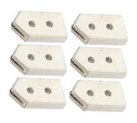 TOPBATHY Set 6 Pezzi Teste di Taglio in Lega Argento per Tagliavetro Bottiglie di Vetro e Birra Design Ergonomico per Uso Professionale e Hobby
