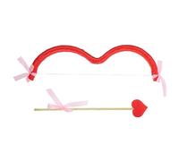 TOPBATHY Set Arco e Freccia D'amore Rosso per Cosplay San | Schiuma e Tessuto, Effetto Decorativo Riutilizzabile, per Foto e Feste a Tema