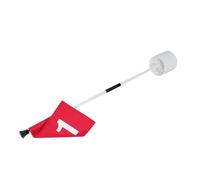 TOPBATHY Set Bandiere da Golf Numero e Asta Kit Leggero per Allenamento Putting Base Foro Drenante per Campo da Golf