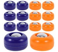 TOPBATHY Set da 20 pezzi per gioco da tavolo shuffleboard mini, palle da curling in PP resistenti, accessori per shuffleboard da interno ed esterno, divertimento per tutta la famiglia