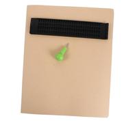 TOPBATHY Set Scrittura Braille 4 Righe 28 Celle con Penna e Carta Strumenti per Apprendimento Braille per Ambienti Scolastici e Back To School Party