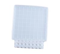 TOPBATHY Stampo Silicone per Scacchi in Resina Epossidica Fai da Te Mold per Pezzi Scacchiera Riutilizzabile Non Adesivo Resistente e Facile da Sformare Regalo Creativo per Appassionati