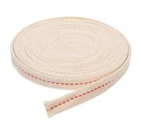 TOPBATHY Stoppini di Cotone per Lampade ad Olio Rotolo da Piedi Stoppini Piatti per Lanterne Bruciatori Cherosene e Torce da Giardino