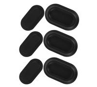 TOPBATHY Supporto Magnetico da Parete per Telecomando Tv Confezione da 3 Pezzi Base in Silicone Autoadesivo Nero per Condizionatori D’aria e Ventilatori Risparmio Spazio per