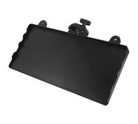 TOPBATHY Supporto microfono da terra con vassoio in plastica estensibile, morsetto leggero per asta microfonica, accessorio per strumenti musicali in registrazione e live streaming
