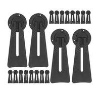 TOPBATHY Supporto per Cavalletto in Plastica Nera per Cornice Foto, Espositore da Tavolo Regolabile per Opere d'Arte, Set da 20 Pezzi per Uso Domestico e Mostre